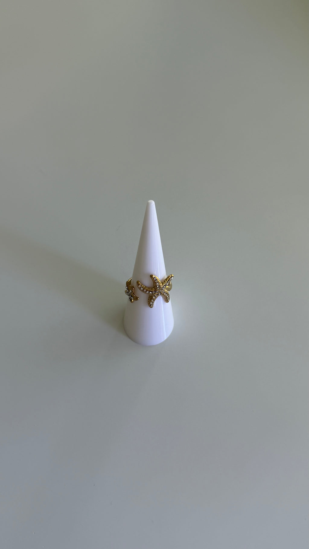 BAGUE - doré étoile de mer