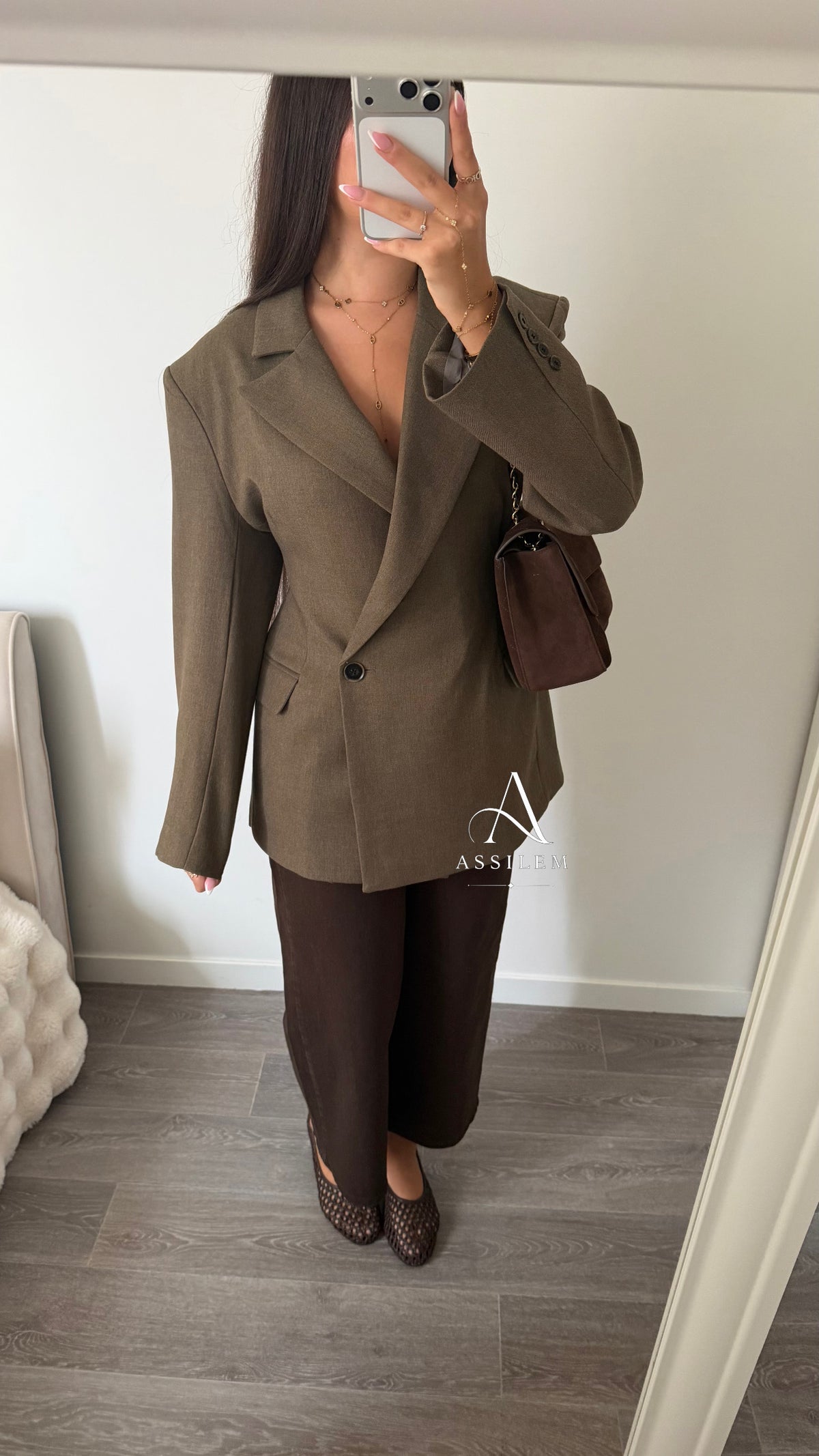 BLAZER MIA - taupe