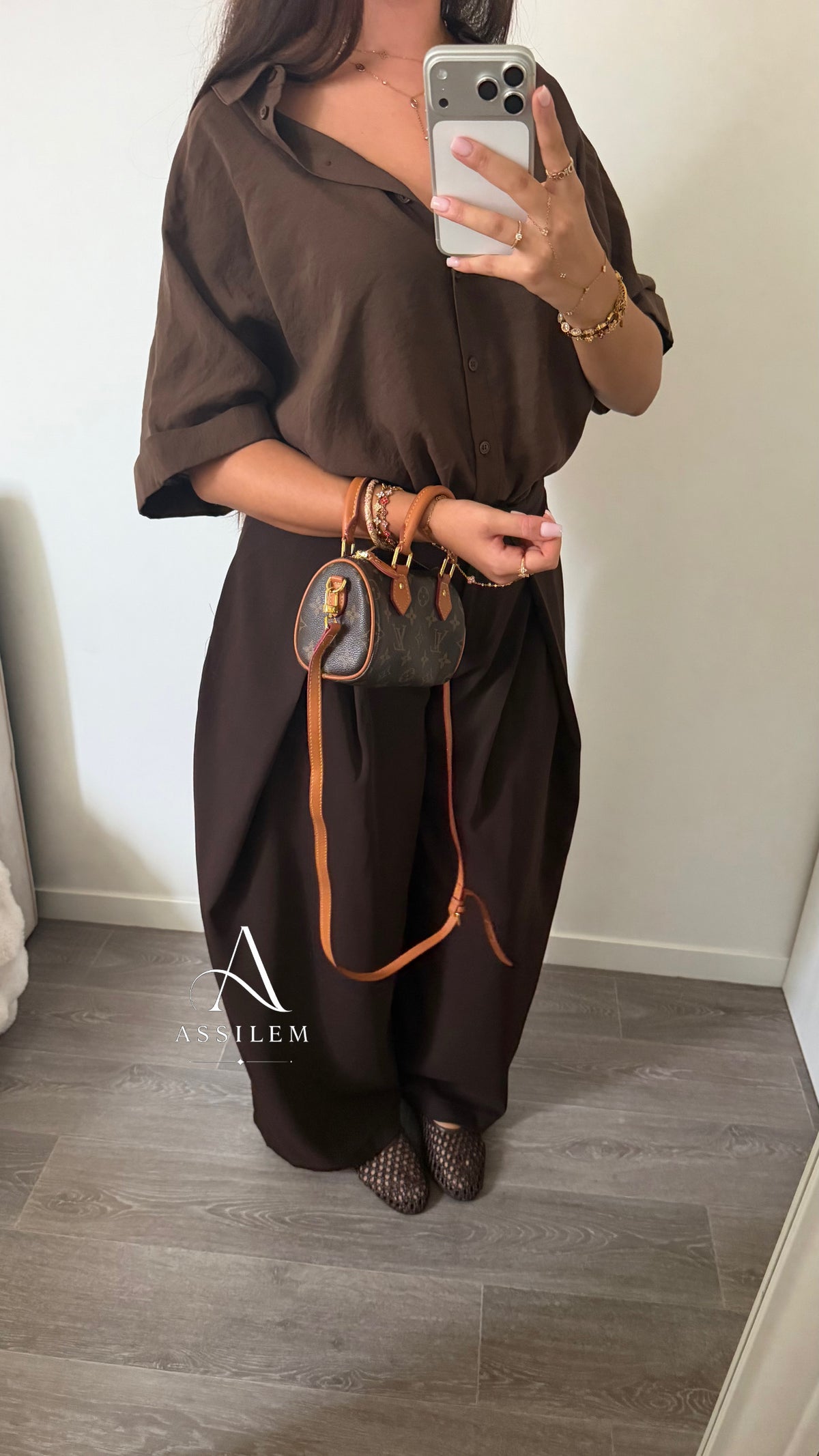 PANTALON LARA - marron