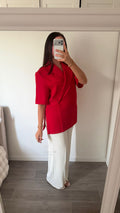 BLAZER LENA - rouge qualité premium [précommande expédition fin juin]