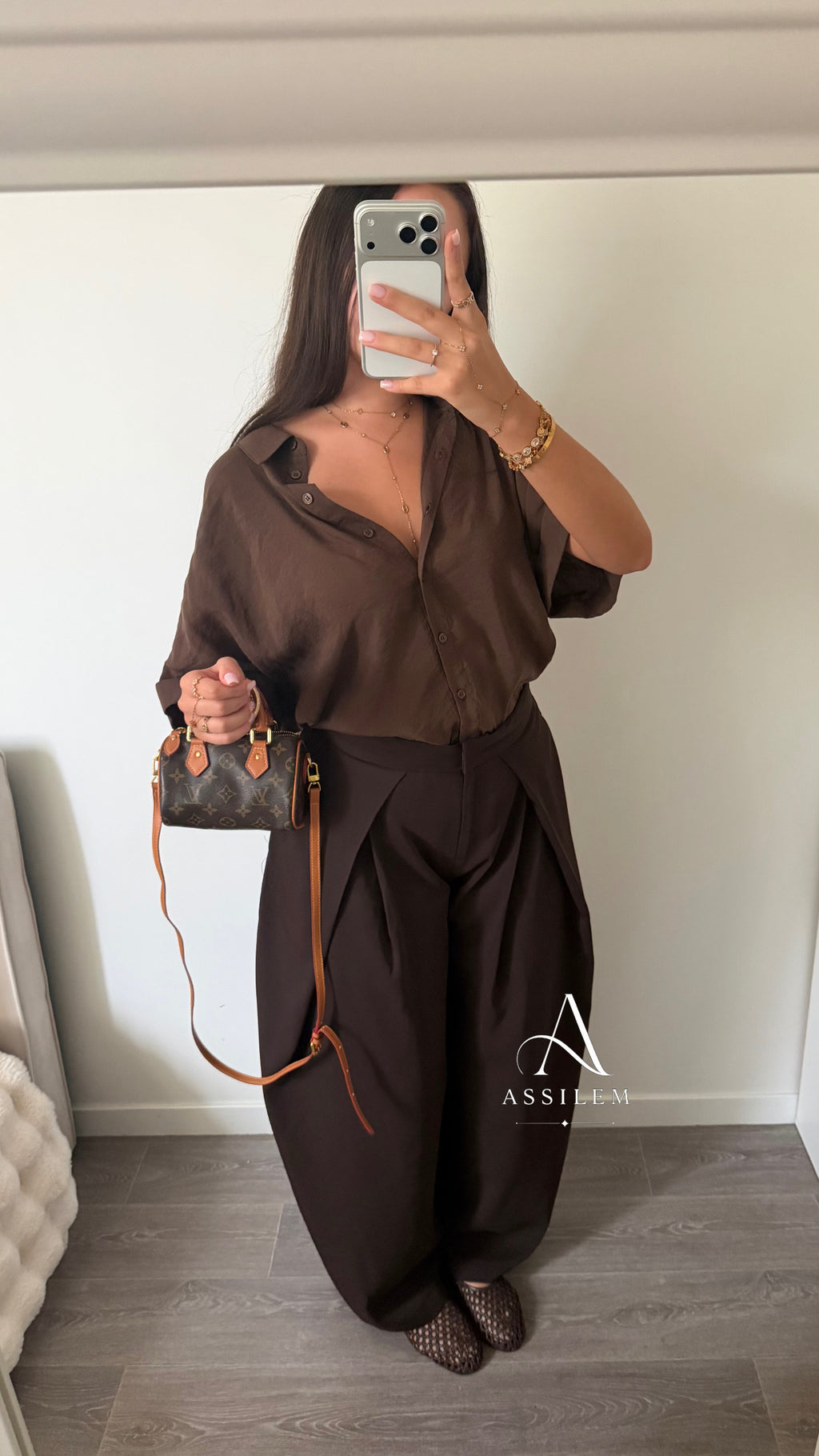 PANTALON LARA - marron