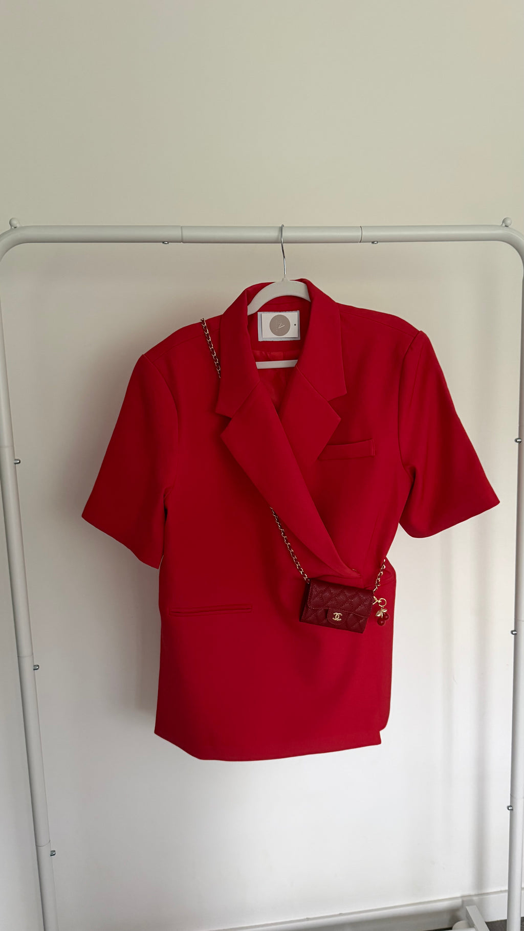 BLAZER LENA - rouge qualité premium [précommande expédition fin juin]