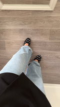 BALLERINES - noir à pois