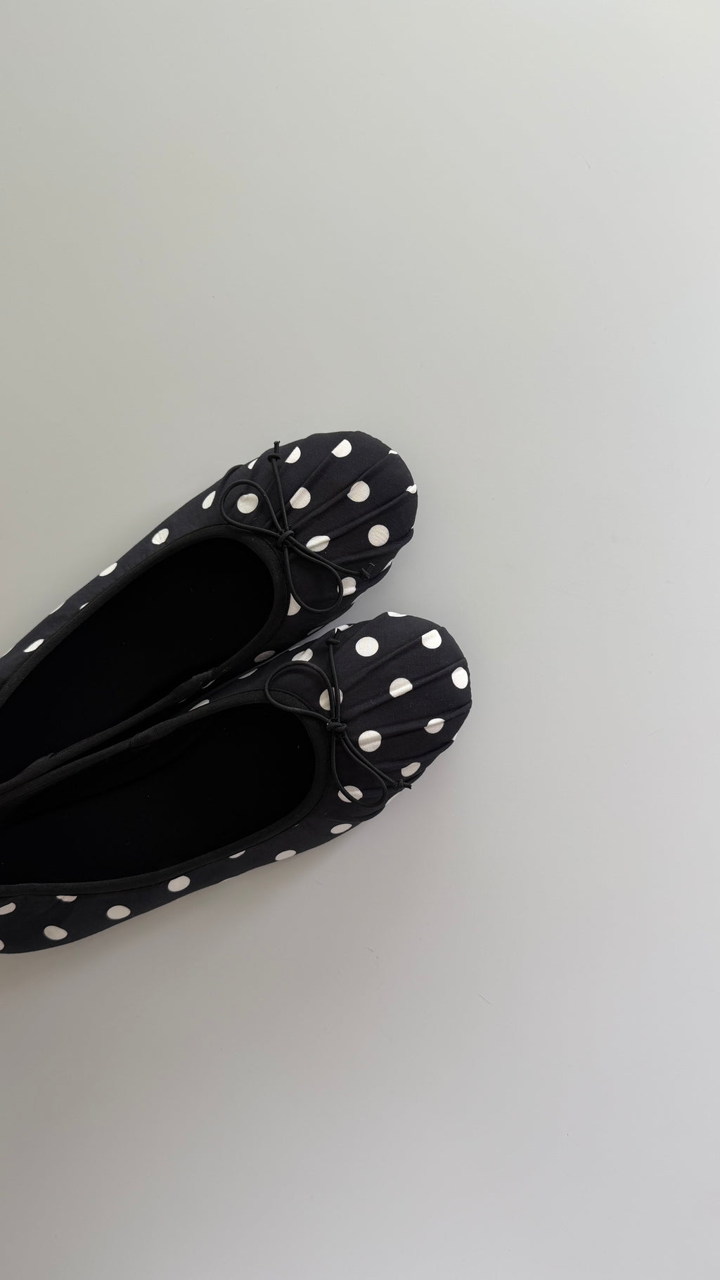 BALLERINES - noir à pois