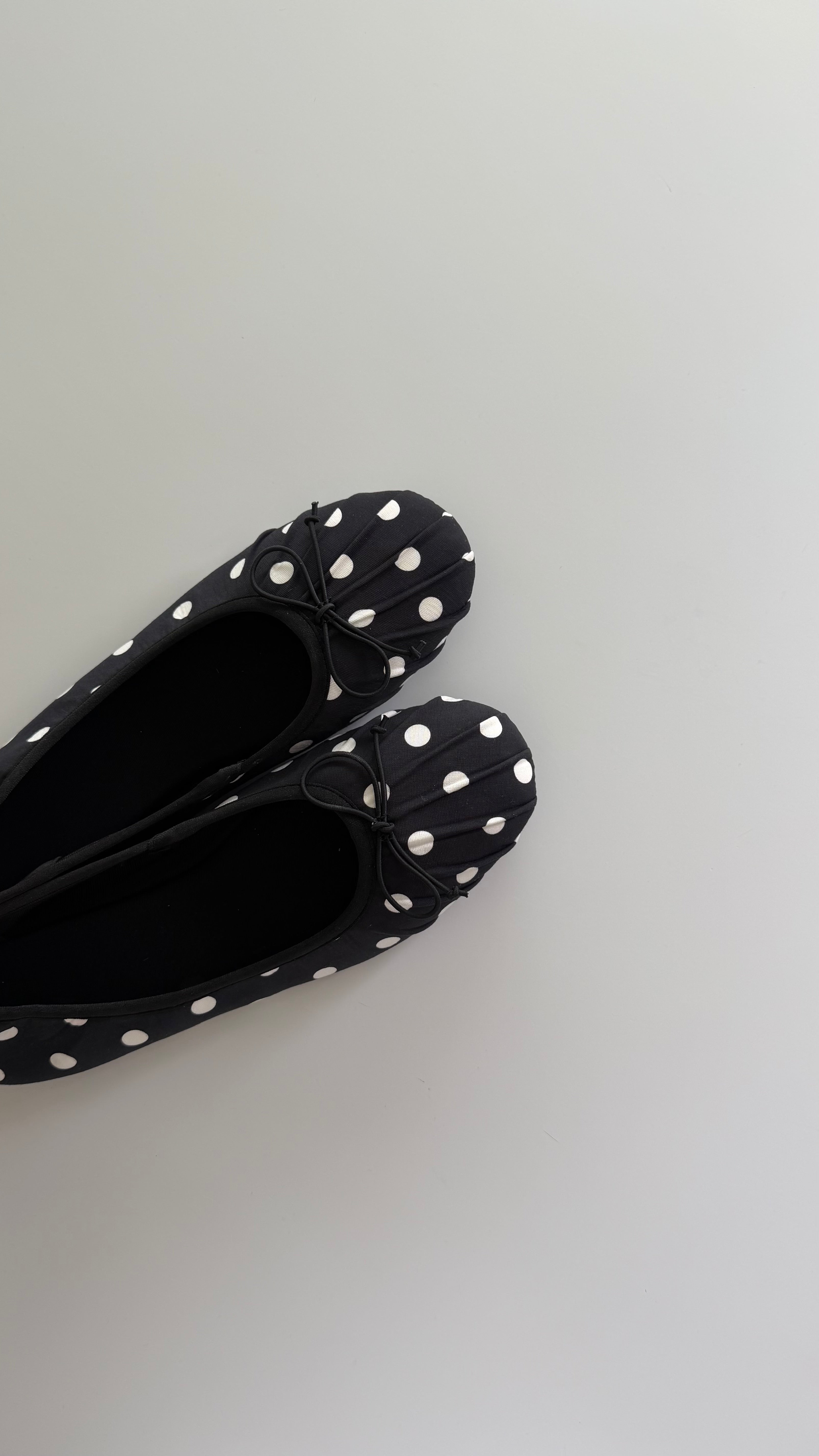 BALLERINES - noir à pois