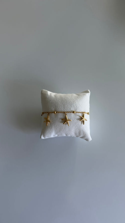 BRACELET - doré étoile de mer