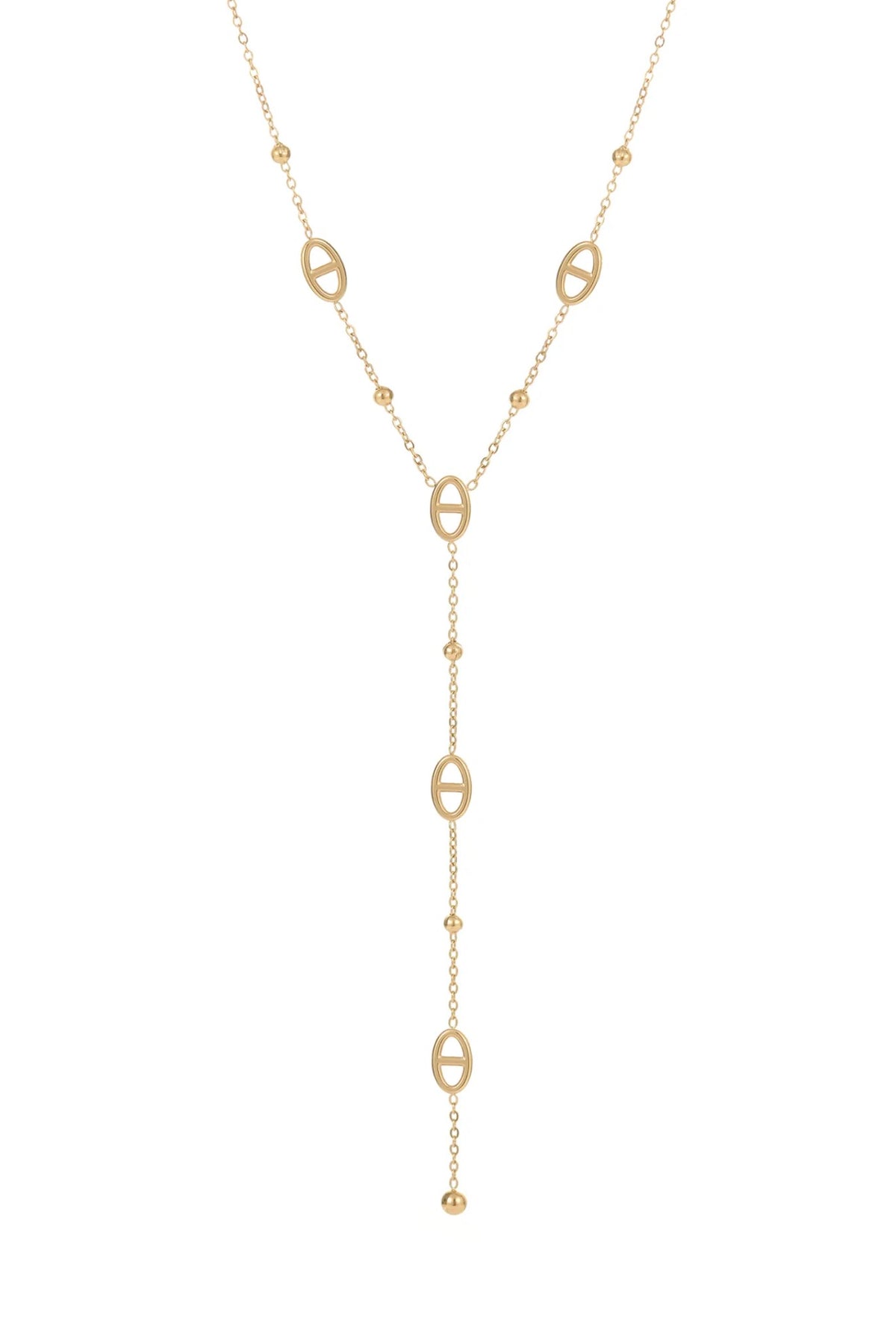 COLLIER LONG - doré